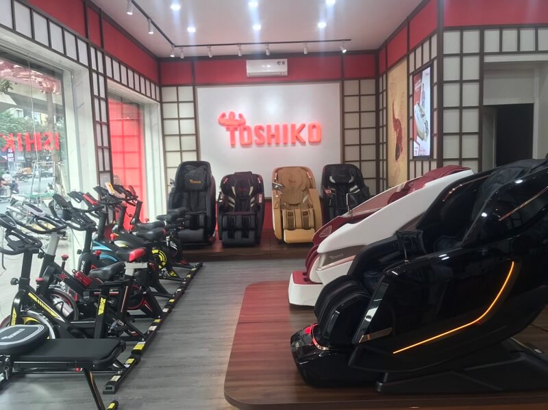 Toshiko là một thương hiệu ghế massage uy tín tại Cam Ranh