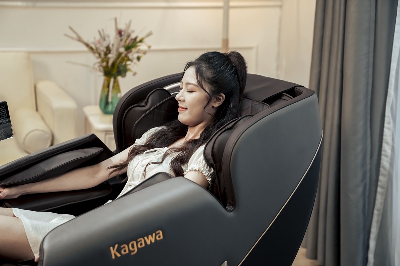 Ghế massage con lăn 3D mang đến cho bạn những giây phút thư giãn thoải mái tuyệt đối