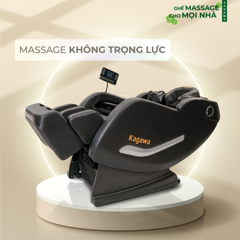Ghế massage Kagawa chế độ không trọng lực chăm sóc toàn diện vùng lưng