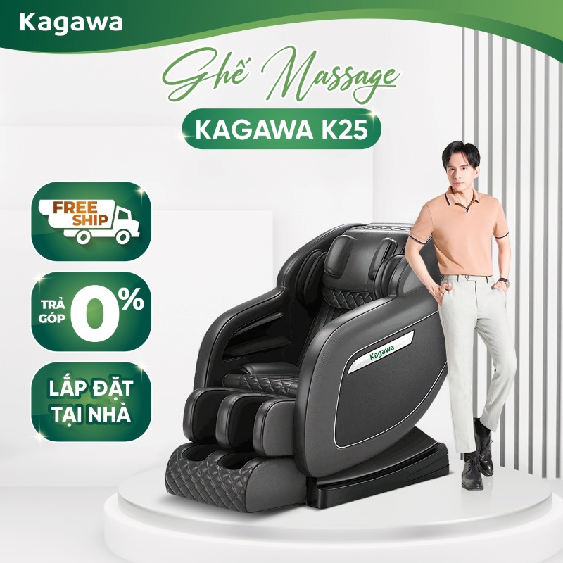 Ghế massage Kiên Giang chất lượng Kagawa K25